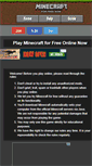 Mobile Screenshot of minecraftforfreenow.net